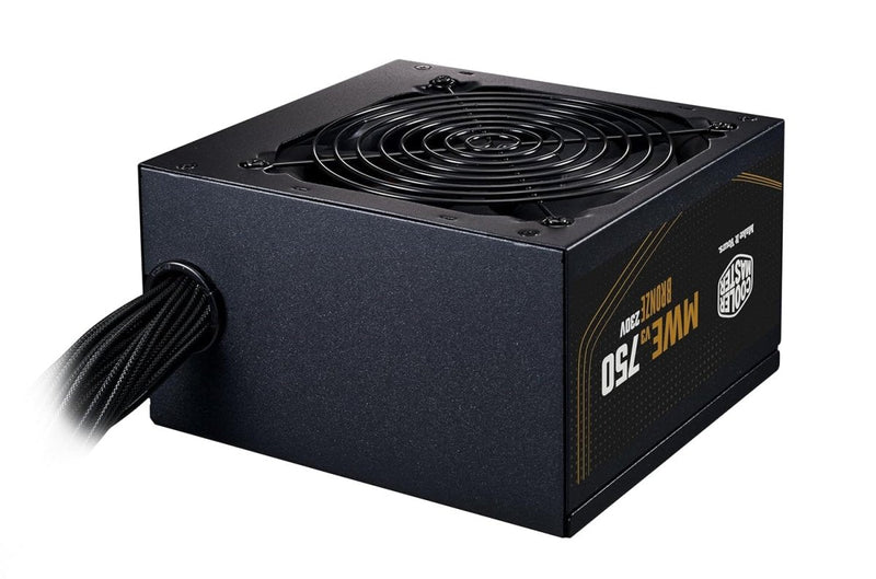 Cooler Master MWE 750 V3 230V 80 Plus Bronze Certified Non - Modular Power Supply – Black - SWIFT PERIPHERALSMPE-7501-ACAAW-3B