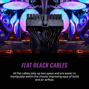 Cooler Master MWE Bronze 650 V3 650W ATX Non Modular Power Supply Unit - Black - SWIFT PERIPHERALSMPE-6501-ACAAW-3BIN