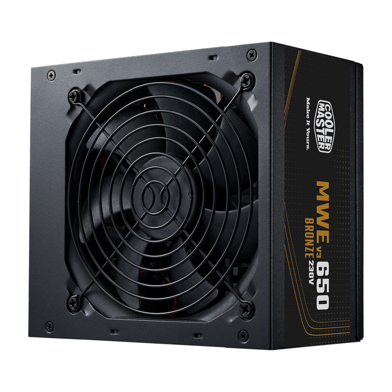 COOLER MASTER MWE BRONZE 650 V3 ATX 3.1 80 PLUS BRONZE SMPS - SWIFT PERIPHERALS1090481