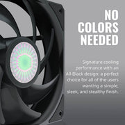Cooler Master SickleFlow 120 V2 PWM 120mm CPU Case Fan - SWIFT PERIPHERALSMFX-B2NN-18NPK-R1