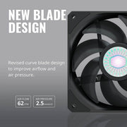Cooler Master SickleFlow 120 V2 PWM 120mm CPU Case Fan - SWIFT PERIPHERALSMFX-B2NN-18NPK-R1