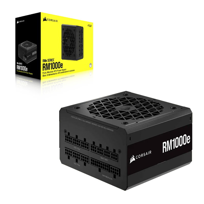 CORSAIR 1000W RM1000E 80 PLUS GOLD FULLY MODULAR GOLD ATX 3.0 SMPS - SWIFT PERIPHERALS1086918