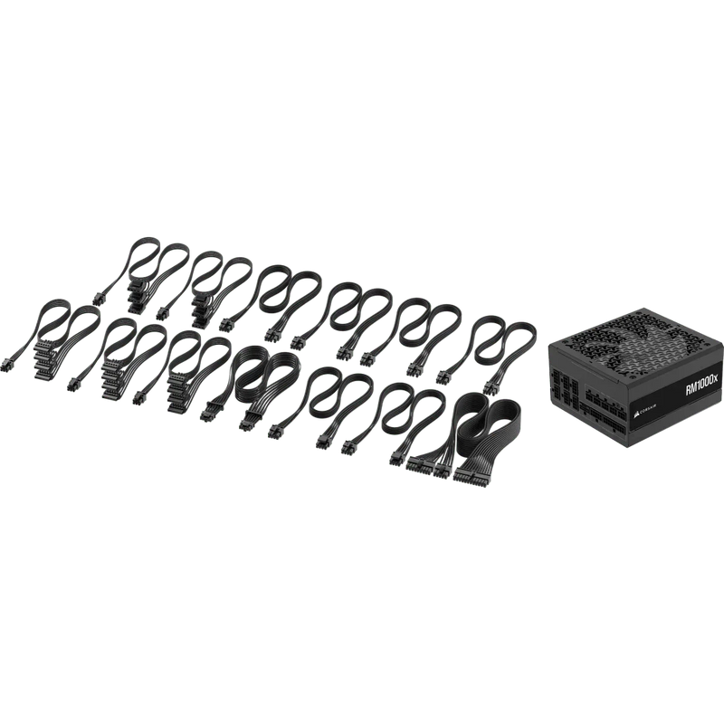 CORSAIR 1000W RM1000X 80 PLUS GOLD FULLY MODULAR SMPS - SWIFT PERIPHERALS1093592
