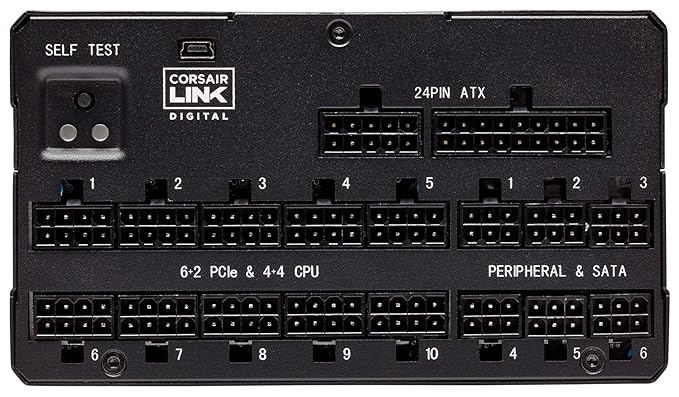 CORSAIR 1600W AX1600I 80 PLUS TITANIUM FULLY MODULAR SMPS CP - 9020087 - IN - SWIFT PERIPHERALS1084215