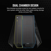 CORSAIR 2500D AIRFLOW TEMPERED GLASS MID - TOWER, BLACK - SWIFT PERIPHERALS1093255
