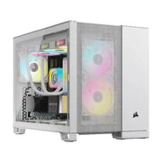 CORSAIR 2500D AIRFLOW TEMPERED GLASS MID - TOWER, WHITE - SWIFT PERIPHERALSCRSR0193