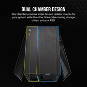 CORSAIR 2500X TEMPERED GLASS MID - TOWER, BLACK - SWIFT PERIPHERALS1092044