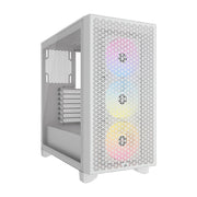 CORSAIR 3000D RGB AIRFLOW MID - TOWER (ATX) CABINET (WHITE) CC - 9011256 - WW - SWIFT PERIPHERALS1091989