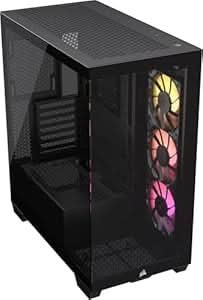 CORSAIR 3500X RGB TEMPERED GLASS MID - TOWER, BLACK - SWIFT PERIPHERALS1092046