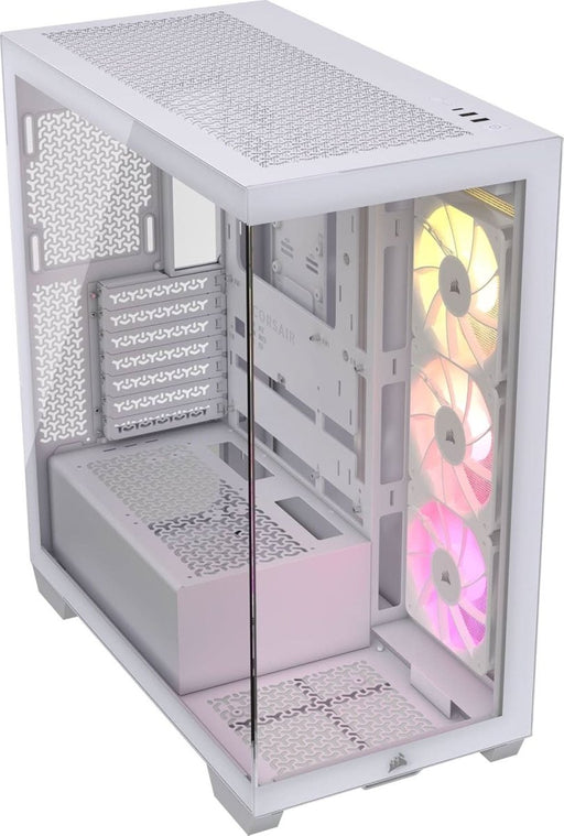 CORSAIR 3500X RGB TEMPERED GLASS MID - TOWER, WHITE - SWIFT PERIPHERALS1092047
