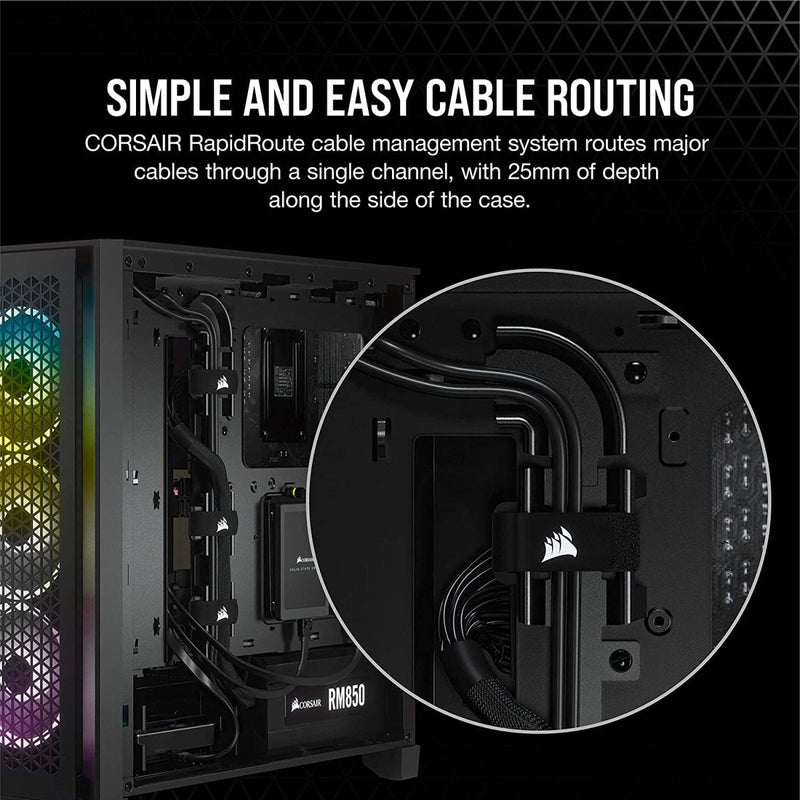 Corsair 4000D AIRFLOW ATX Mid - Tower RGB Cabinet with Tempered Glass and USB - C - SWIFT PERIPHERALSCC-9011200-WW