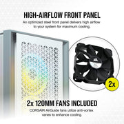 Corsair 4000D AIRFLOW ATX Mid - Tower RGB Cabinet with Tempered Glass and USB - C - SWIFT PERIPHERALSCC-9011200-WW