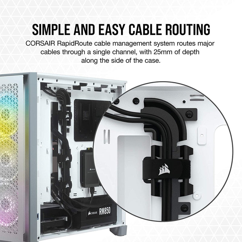 Corsair 4000D AIRFLOW ATX Mid - Tower RGB Cabinet with Tempered Glass and USB - C - SWIFT PERIPHERALSCC-9011200-WW