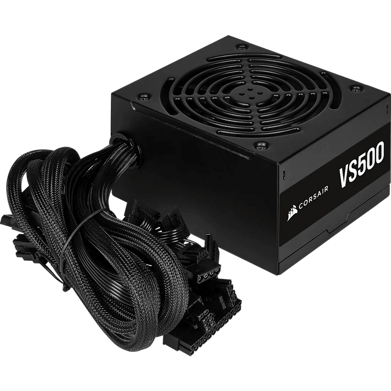 CORSAIR 500W VS500 80 PLUS WHITE NON MODULAR SMPS - SWIFT PERIPHERALS101797