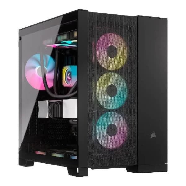 CORSAIR 6500D AIRFLOW TEMPERED GLASS SUPER MID - TOWER, BLACK - SWIFT PERIPHERALSCRSR0190