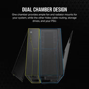 CORSAIR 6500D AIRFLOW TEMPERED GLASS SUPER MID - TOWER, BLACK - SWIFT PERIPHERALSCRSR0190
