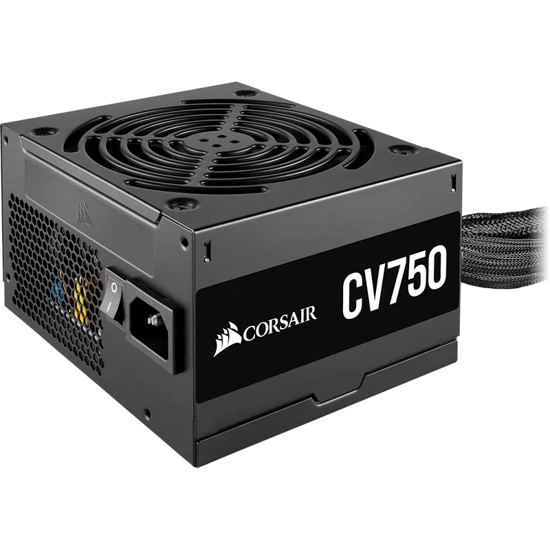 CORSAIR 750W CV750 80 PLUS BRONZE NON MODULAR SMPS - SWIFT PERIPHERALS104644