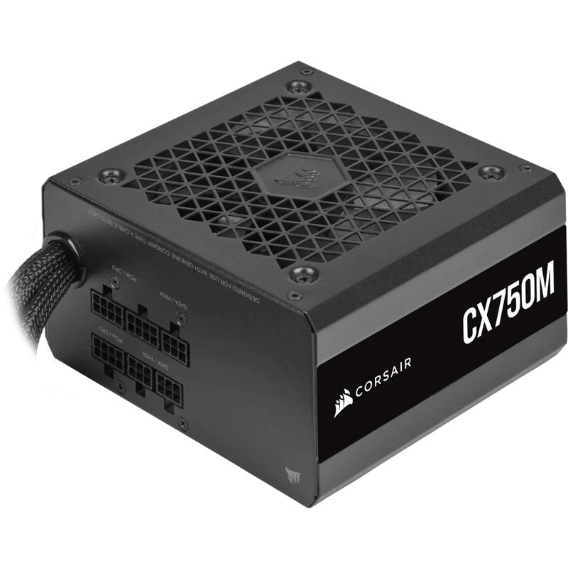 CORSAIR 750W CX750M 80 PLUS BRONZE SEMI MODULAR SMPS - SWIFT PERIPHERALS101804