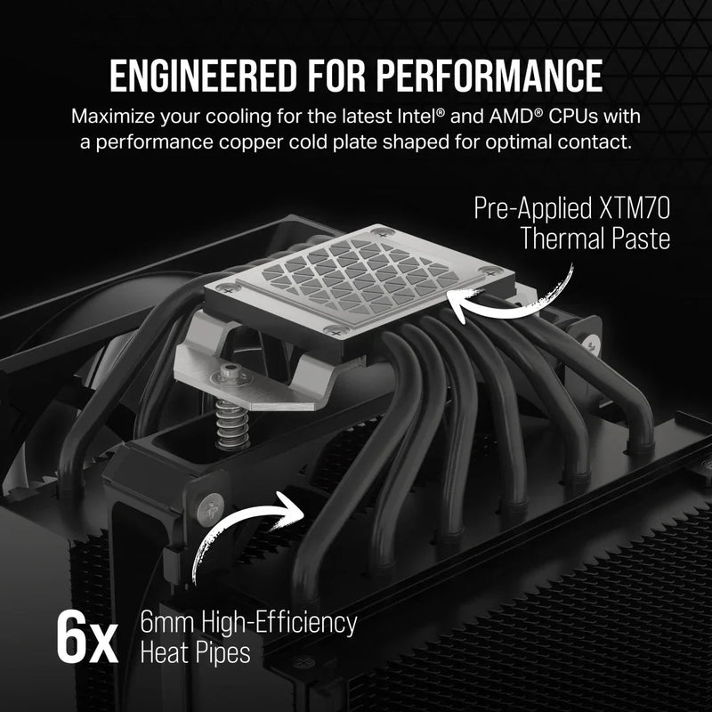 CORSAIR A115 TOWER CPU AIR COOLER - SWIFT PERIPHERALSCRSR0168