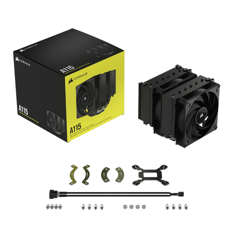 CORSAIR A115 TWIN TOWER CPU AIR COOLER - SWIFT PERIPHERALS1089536