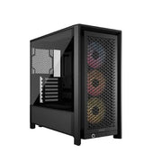 CORSAIR CHASSIS FRAME 4000D RS ARGB - CC - 9011296 - WW - MID - TOWER PC CASE WITHOUT PSU, BLACK - SWIFT PERIPHERALS1092124