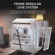 CORSAIR CHASSIS FRAME 4000D RS ARGB - CC - 9011297 - WW - MID - TOWER PC CASE WITHOUT PSU, WHITE - SWIFT PERIPHERALS1092246