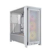 CORSAIR CHASSIS FRAME 4000D RS ARGB - CC - 9011297 - WW - MID - TOWER PC CASE WITHOUT PSU, WHITE - SWIFT PERIPHERALS1092246