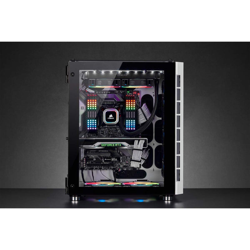 CORSAIR CRYSTAL SERIES 680X MID - TOWER ATX CABINET WHITE - SWIFT PERIPHERALS100348