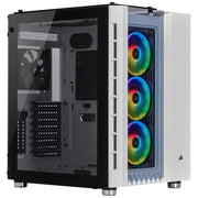 CORSAIR CRYSTAL SERIES 680X MID - TOWER ATX CABINET WHITE - SWIFT PERIPHERALS100348