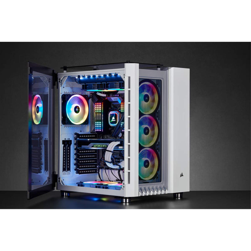 CORSAIR CRYSTAL SERIES 680X MID - TOWER ATX CABINET WHITE - SWIFT PERIPHERALS100348