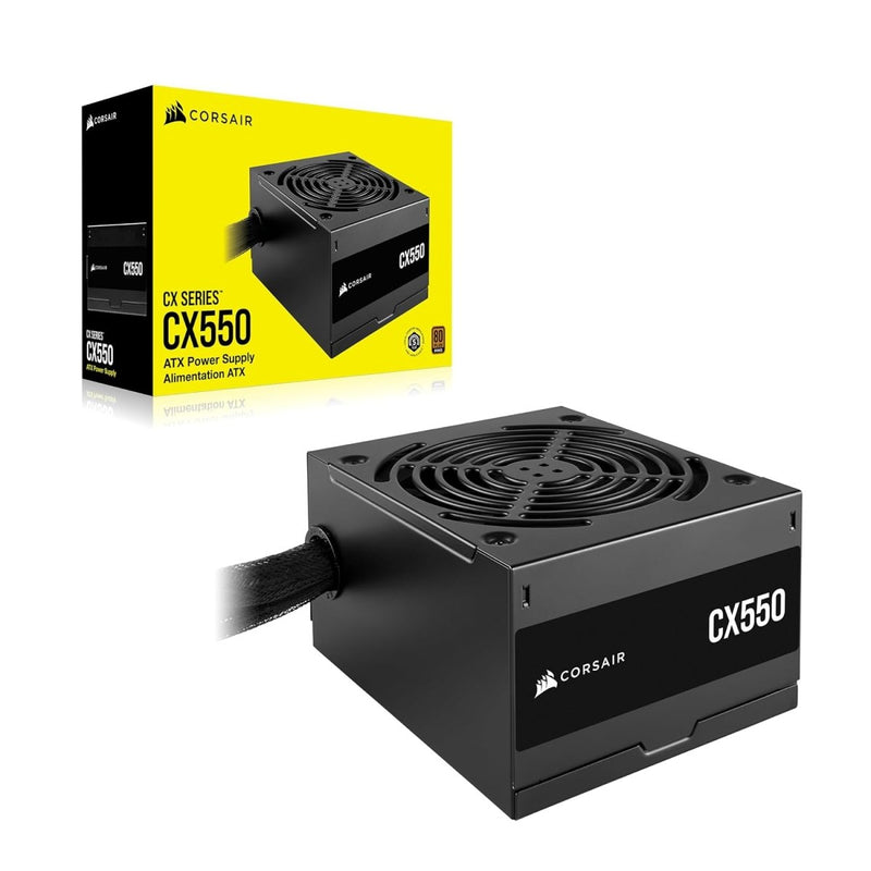CORSAIR CX SERIES CX550 550 WATT 80 PLUS BRONZE CP - 9020277 - IN - SWIFT PERIPHERALS1092076