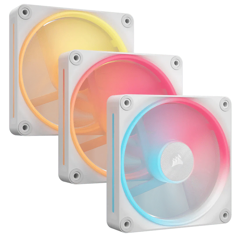CORSAIR FAN CORSAIR LX - R RGB SERIES, ICUE LINK LX120R RGB WHITE, 120MM RGB FAN, TRIPLE FAN KIT - CO - 9051054 - WW - SWIFT PERIPHERALSCRSR0239