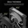 CORSAIR FAN RX RGB MAX SERIES, ICUE LINK RX140 RGB MAX, 140MM RGB FAN, DUAL FAN KIT - CO - 9051036 - WW - SWIFT PERIPHERALS1092743