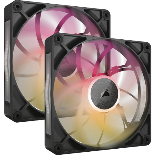 CORSAIR FAN RX RGB MAX SERIES, ICUE LINK RX140 RGB MAX, 140MM RGB FAN, DUAL FAN KIT - CO - 9051036 - WW - SWIFT PERIPHERALS1092743