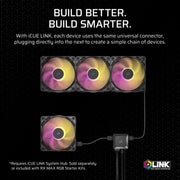 CORSAIR FAN RX RGB MAX SERIES, ICUE LINK RX140 RGB MAX, 140MM RGB FAN, SINGLE FAN - CO - 9051035 - WW - SWIFT PERIPHERALS1092744