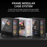 CORSAIR FRAME 5000D RS ARGB MODULAR MID - TOWER PC CASE, BLACK - CC - 9011309 - WW - SWIFT PERIPHERALS1094580