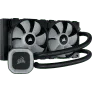 CORSAIR H100 240MM RGB AIO LIQUID COOLER CW - 9060053 - WW - SWIFT PERIPHERALS1082310