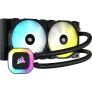 CORSAIR H100 240MM RGB AIO LIQUID COOLER CW - 9060053 - WW - SWIFT PERIPHERALS1082310