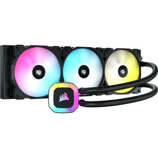 CORSAIR H150 360MM RGB AIO LIQUID COOLER CW - 9060054 - WW - SWIFT PERIPHERALS1087803
