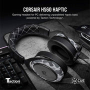 CORSAIR HEADSET HS60 HAPTIC WITH HAPTIC BASS - SWIFT PERIPHERALS105097