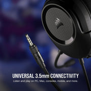 CORSAIR HS35 V2 HEADSET CARBON CA - 9011377 - AP - SWIFT PERIPHERALSCRHS0078