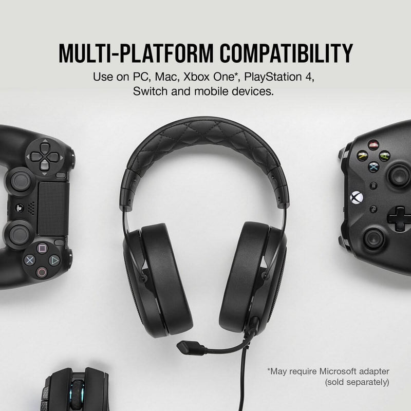 CORSAIR HS50 PRO STEREO BLUE GAMING HEADSET - SWIFT PERIPHERALS105096