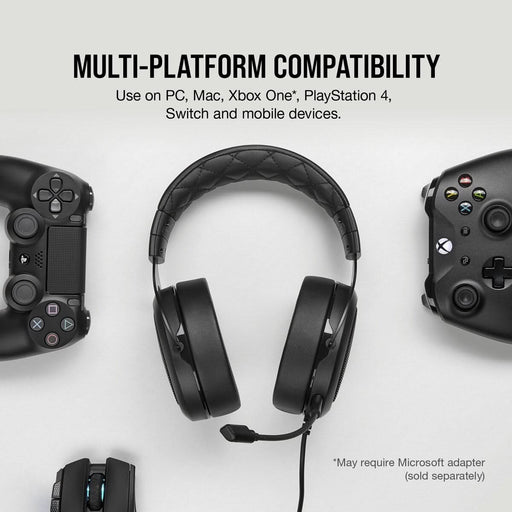 CORSAIR HS50 PRO STEREO BLUE GAMING HEADSET - SWIFT PERIPHERALS105096