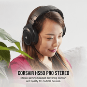CORSAIR HS50 PRO STEREO BLUE GAMING HEADSET - SWIFT PERIPHERALS105096