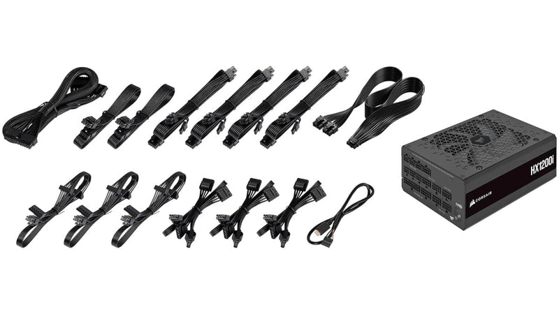CORSAIR HX1200I 1200 WATT 80 PLUS PLATINUM FULLY MODULAR SMPS CP - 9020281 - IN - SWIFT PERIPHERALS1093588