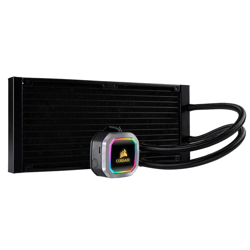 CORSAIR HYDRO SERIES, H115I RGB PLATINUM, 280MM RADIATOR, DUAL 140MM ML SERIES PWM FANS, RGB LIGHTING AND FAN CONTROL WITH SOFTWARE, LIQUID CPU COOLER - SWIFT PERIPHERALSCooler-041