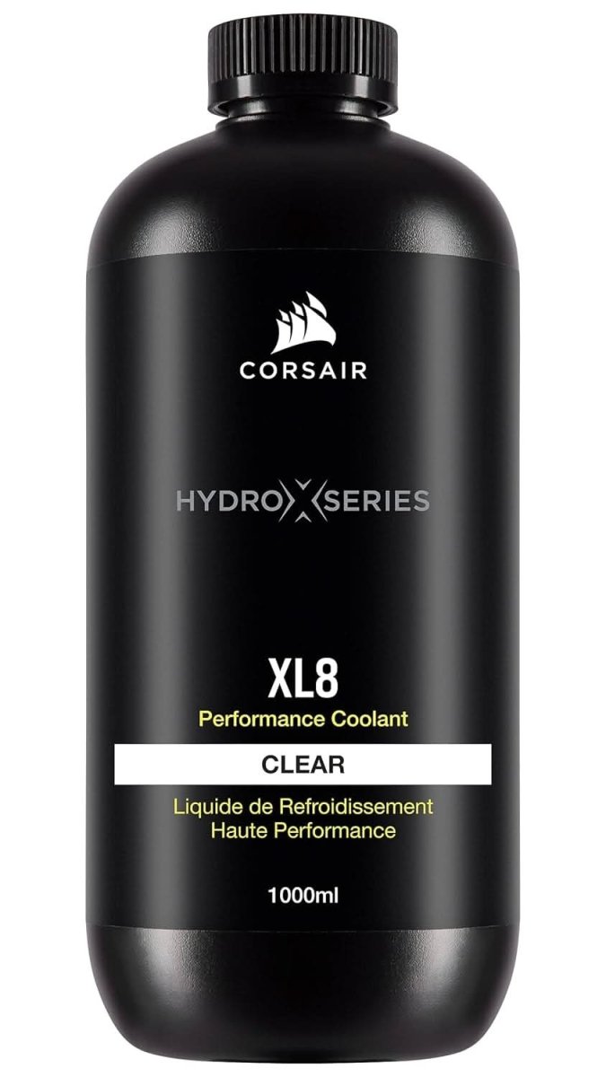 CORSAIR HYDRO X SERIES XL8 PERFORMANCE COOLANT 1L - CLEAR XL8 CLEAR (CX - 9060007 - WW) CLEAR (TRANSPARENT) - SWIFT PERIPHERALS1093051