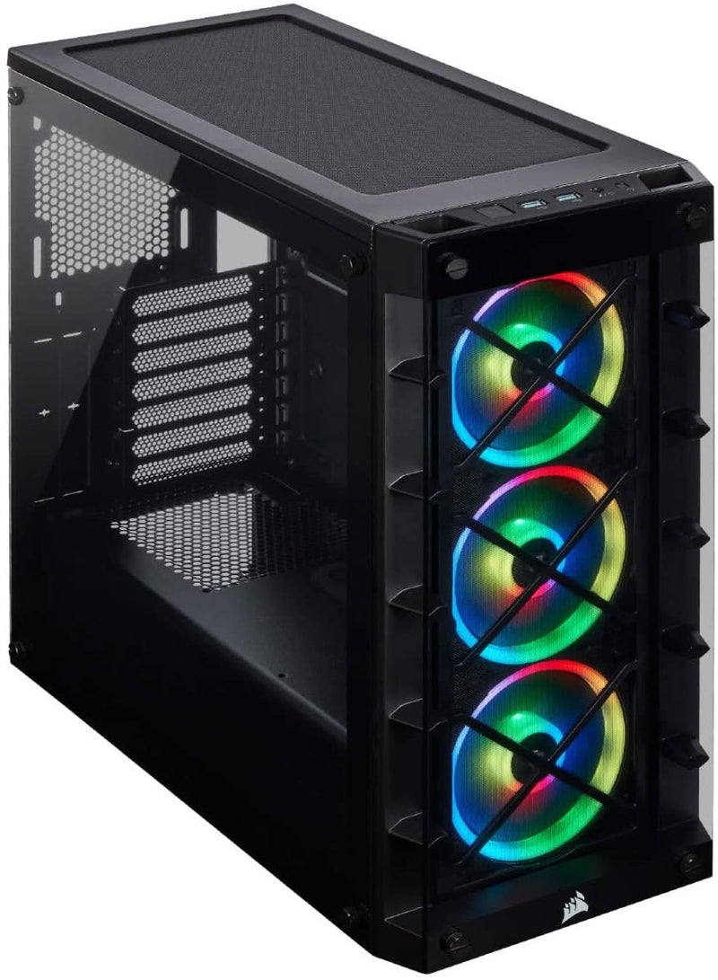 CORSAIR ICUE 465X RGB MID - TOWER ATX CABINET BLACK - SWIFT PERIPHERALS102558