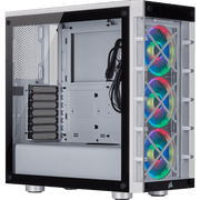 CORSAIR ICUE 465X TG WHITE MID - TOWER ATX CABINET - SWIFT PERIPHERALS103131