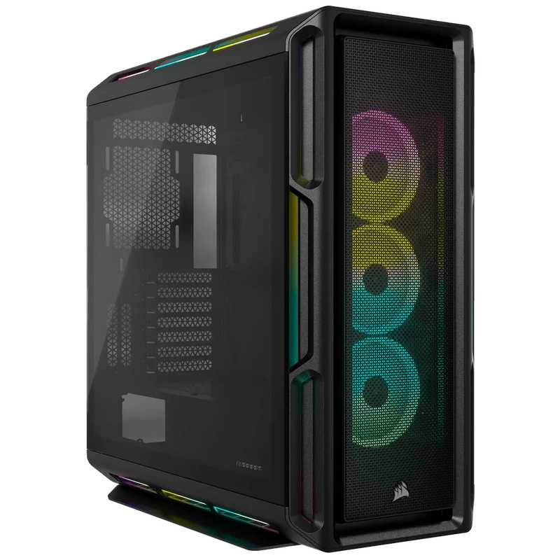CORSAIR ICUE 5000T RGB TEMPERED GLASS MID - TOWER ATX PC CASE , BLACK - SWIFT PERIPHERALS1094144